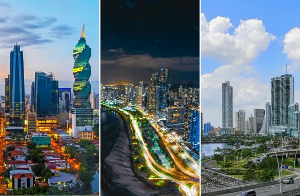 View of Bella Vista, San Francisco and Coco Mar in Panama City
